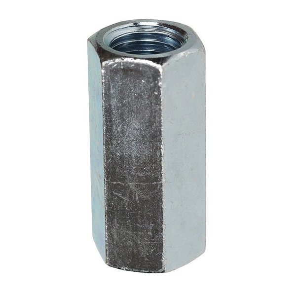 L.H. Dottie Coupling Nut, 1/2''-13, Steel, Zinc Plated, 1-1/4 in Lg, 50 PK RC3